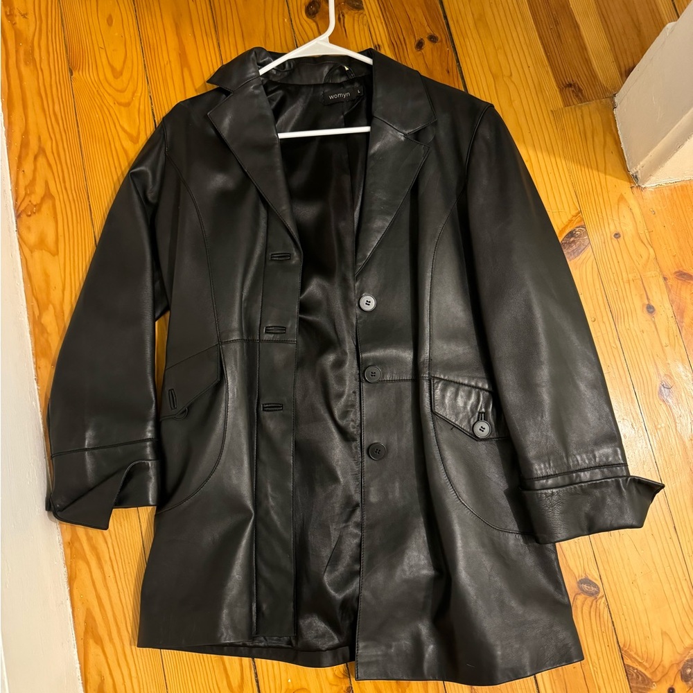 100% Genuine Leather Blazer